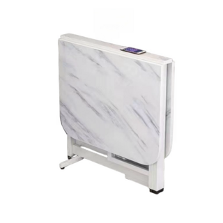 Montheria 접이식식탁 확장형식탁 식탁 원목식탁 B916-302, 120*80*75cm, 흰색