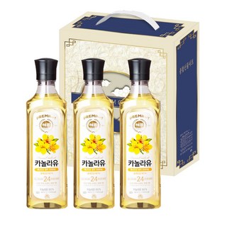 해표 카놀라유 선물세트 500ml 고급유 식용유 추석 명절 선물세트 3개 상품 이미지