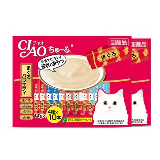 챠오츄르 고양이 간식 SC131 40p, 참치 버라이어티, 560g, 2개