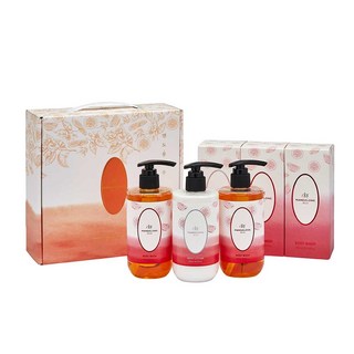 맨도롱제주화장품 기프트세트1호 청정 제주 자연유래 성분을 담은 감귤 바디로션300ml(1)+바디워시300ml(2)