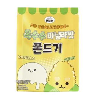 쫀슐랭 옥수수 바닐라맛 쫀드기 쫀디기 옛날 과자 사무실 간식 추천, 3세트, 270g