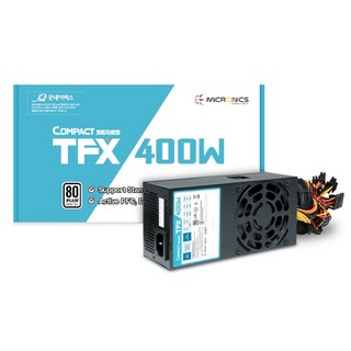 마이크로닉스 Compact TFX 400W 80Plus LP파워 제품 이미지