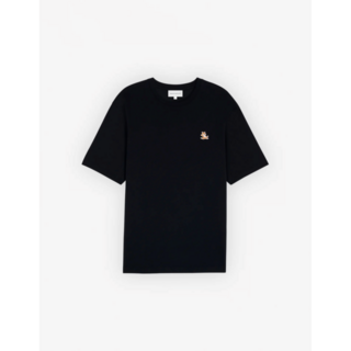 [공식정품] 메종 키츠네 24 남성 반팔티 칠렉스 폭스 패치 레귤러 반팔 티셔츠 블랙