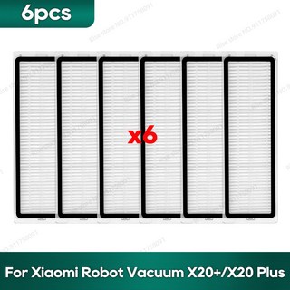 Xiaomi X20 Plus/X20 Xiaomi X10 Plus/X10 액세서리 가방 헤파 필터 걸레 천 메인 사이드 브러시 부품과 호환, Set 10, 1개