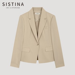 [시스티나] 미니멀 원버튼 셋업 자켓_AWSJKO21530_LB