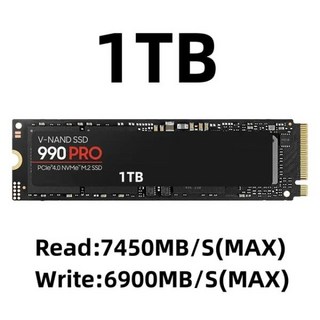 삼성 990 PRO 1TB SSD PCIe 4.0 NVMe M.2 2280 – 노트북 및 PS4 호환 고속 솔리드 스테이트 드라이브 삼성 990 PRO 1TB SSD PCIe 4.0 NVMe M.2 2280 – 노트북 및 PS4 호환 고속 솔리드 스테이트 드라이브