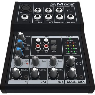 Mackie Super 컴팩트 아날로그 믹서 MIX5 정품 일본 제품