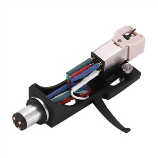 축음기 턴테이블 헤드쉘이 포함된 최고의 카트리지 스타일러스 축음기 LP 비닐 바늘용 4핀 접점