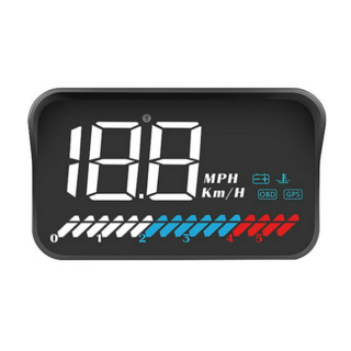 삼에스 자동차 HUD 헤드업디스플레이 계기판 OBD/GPS겸용 M7, 12V, 12개