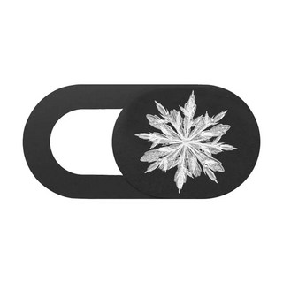 팬더 디자인 슬라이드 웹캠 커버 노트북 스마트폰 태블릿 프라이버시 보호용 렌즈 가림 커버, 눈송이 얼음 2 /3개