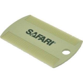 코스탈 펫 사파리 양면 그루밍 빗 - 한 사이즈 짧은 털 강아지 그루밍 키트 벼룩 예방 및 감지용, 1개