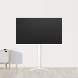 TV 스탠드 티비 거치대 EdgeI 삼성 lg 65인치 55인치 호환 무타공 벽거치 다리 받침대 EdgeI(무광 white) 1개 상품 이미지