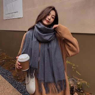 당장샵 캐시미어머플러 목도리 빅사이즈 니트 남녀공용 스카프