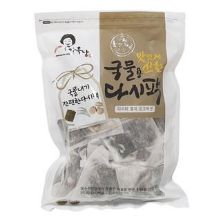 안옥남 국물용 다시팩 17g X 30개 건어물 다시마 멸치