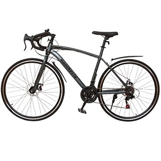 Montheria 로드자전거 국내 배송 700C 21단 로드바이크 C395-22, 1개, 170cm, 다크 그레이 B타입