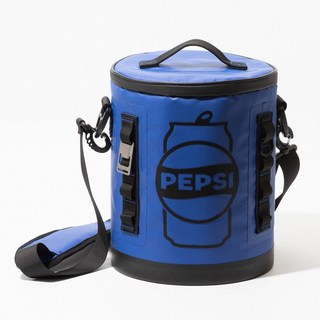 펩시 아이스 쿨러 방수 3중 보온 보냉 소프트 백 12L PEP-CBAG, 블루