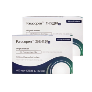 파라코펜 paracopen 베르베린 브로멜라인 퀘르세틴 호박 파파야 모로오렌지 인도매자나무열매 아누카사과 레몬밤 회화나무열매 추출분말 파인애플효소혼합분말 자몽 푸룬 농축분말, 2박스, 60정
