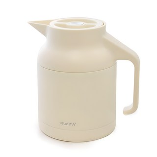 무디타 304 스텐 보온보냉 주전자, 1.5L, 아이보리, 1개