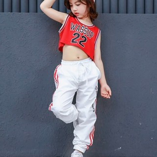 치치차차 아동 댄스복 방송댄스복-크롭티상하세트