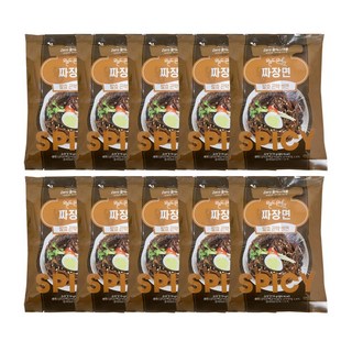 [그녀의라이프앤]오늘도맘껏발효곤약라면 저칼로리 라면 단백질함유 곤약라면 짜장면 10개 세트, 201g