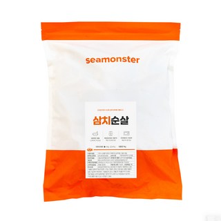 씨몬스터 국내산 삼치순살 1kg 순살 생선 스테이크 이유식 어린이 생선, 5개, 200g