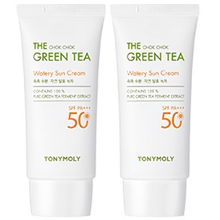 토니모리 더 촉촉 그린티 수분 선크림 SPF50 PA+++, 50ml, 2개