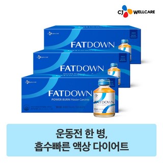 CJ 웰케어 팻다운 파워번 마스터 가르시니아 3박스