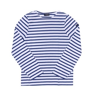 세인트제임스 9858 NEIGE TULIPE 밍콰이어 모던 스트라이프 공용 긴팔티