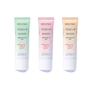 듀이트리 톤업쉐이드 톤업선크림 40ml (그린톤업 핑크톤업 커버톤업 택1) 톤업크림 선크림 비비크림 씨씨크림 미백 주름개선 자외선차단 저자극비건선 붉은기커버 톤커버, 그린톤업, 1개