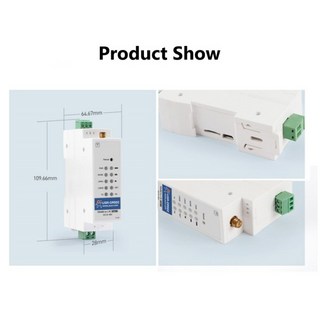 USR-DR502-E 딘 레일 4G LTE Cat 1 모뎀