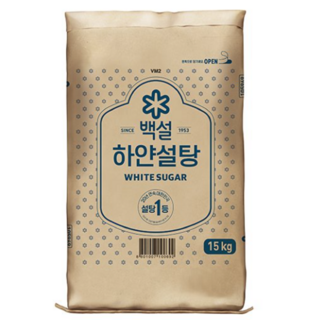 백설 하얀설탕, 15kg, 1개