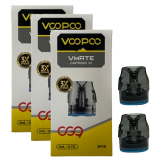 부푸 브이메이트 카트리지 V3 0.7 전자담배, 혼합색상, 3개 대표 이미지 - 멘솔 담배 추천