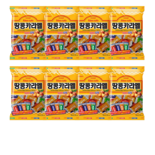 땅콩카라멜, 120g, 8개