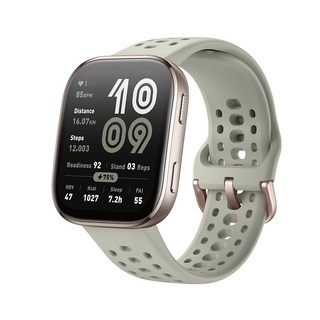 어메이즈핏 스마트워치 BIP 6, GPS + 블루투스, 46.3mm, 라이트 그레이