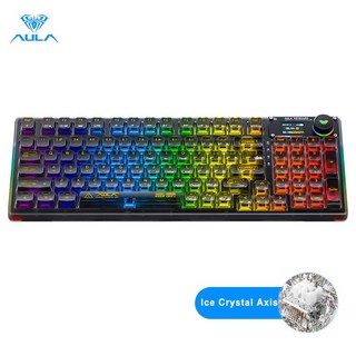 AULA F98PRO 투명 무선 기계식 키보드