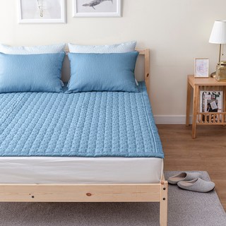 바숨 고정밴드 시어서커 여름 침대패드