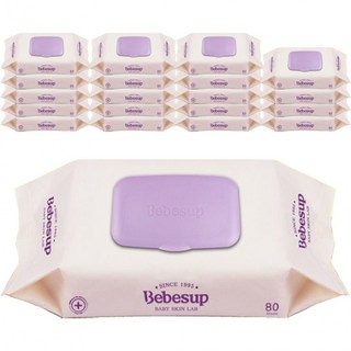 베베숲 트러스트 캡형 물티슈 80매x 20개입 80매, 20개, 80매, 288g