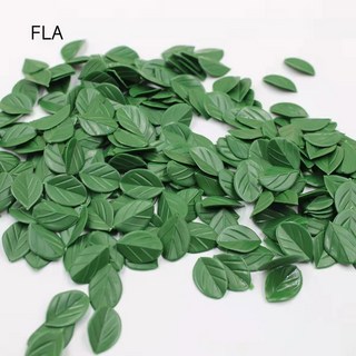 가짜 민트 잎 녹색 인공 잎 다목적 실크 천 수제 DIY 스크랩북 공예 꽃 장식 100 개/가방, 01 Mint leaf