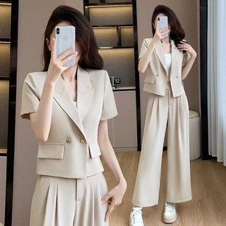 여름 여성투피스 / 정장세트 / 반팔자켓 여름바지 / EHD5945 70