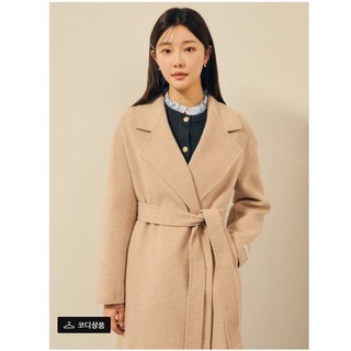 [백화점판] JJ지고트 여성 따뜻한 [24F/W] 울 테일러드 로브 핸드메이드 코트 지고트코트