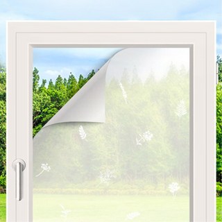 꽃향기 사생활보호 불투명 유리 창문시트지 썬팅지 지하 미용실 안전필름 매장