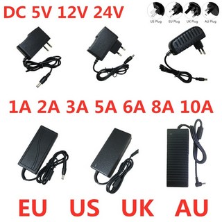주파수변환기 LED 스트립 조명 CCTV 램프용 DC 5V 12V 24V 어댑터 전원 공급 장치 AC 100V-240V 1A 2A 3A 5, 1개