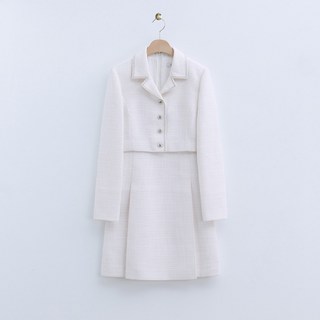로엠 카라 트위드 2in1 원피스(2colors)_RMOWE49S11