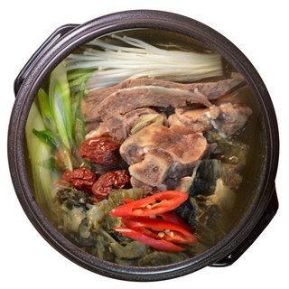옛날맛 정성이 깃든 우거지 진한 소 갈비탕 고기 600g, 20개