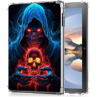 오닉스 북스 팔마 케이스 이북리더기 휴대용 커버 Box Palma 2Box 6.13인치 투명 2 모바일 에피퍼 e리더용 TPU 실리콘 보호 쉘 충격 방지 2024년 출시 화이트, Flaming Skull, 1개