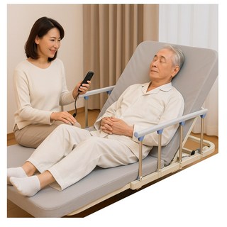 Danzio 전동 침대 사용 모습