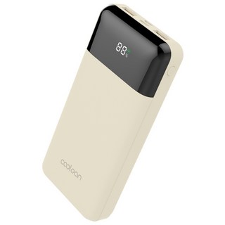 쿨린 고속충전 대용량 보조배터리 20000mAh 22.5W CL322, 아이보리, CL-322