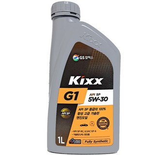 어바인 Kixx G1 가솔린 엔진오일 1L, 1개, 5w30