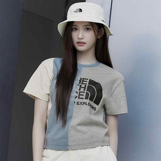 {백화점 정품} 노스페이스 공식브랜드관 공식 NT7UQ13B 패치드 레인 반팔 라운드 티 471719