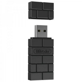 [국내정발] 닌텐도 스위치 / 스위치2 8Bitdo 8비토 블루투스 리시버 어뎁터 2세대 블랙, 1개